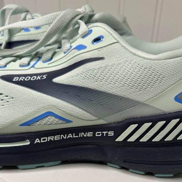 Brooks Mens Adrenaline Gts 23 Blue Running Shoes Size 11 - Picture 2 of 8